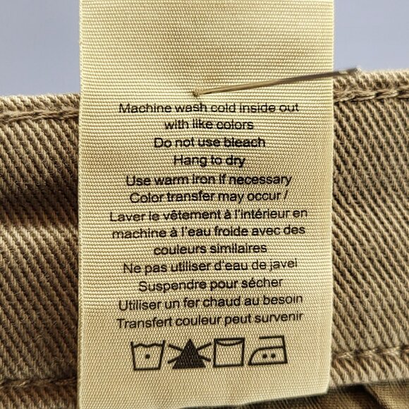 Rag & Bone fit 2 slim Khaki Jeans size 31x32 - Picture 7 of 7